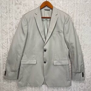 Banana Republic Men's Tailored Fit Linen Blazer Clay Sz 42L Career Professional
